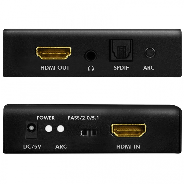 LogiLink HDMI Audio extractor 2/5.1CH 4