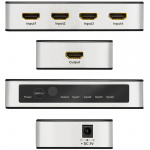 LogiLink HDMI-switch 4 in 1 ut. 4K/60Hz