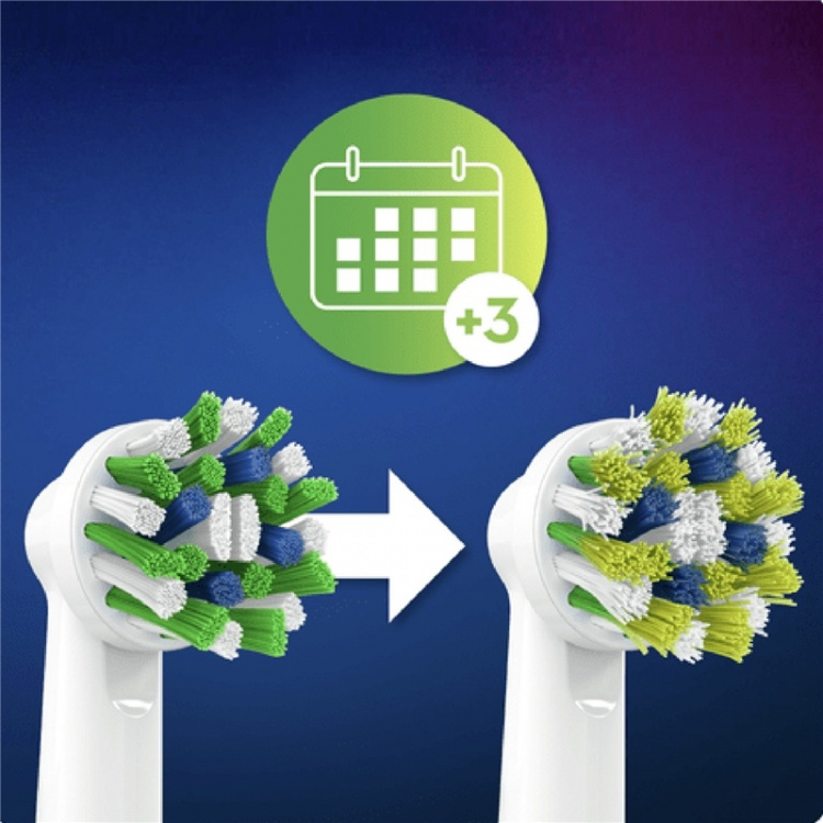 Oral B Cross Action 3+3+3s brush head
