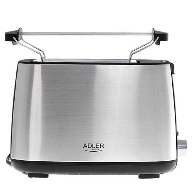 Adler Brödrost 900W, Silver