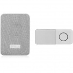 Byron Wireless doorbell with fabric font Battery operated