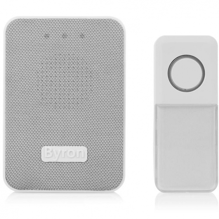 Byron Wireless doorbell with fabric font Battery operated