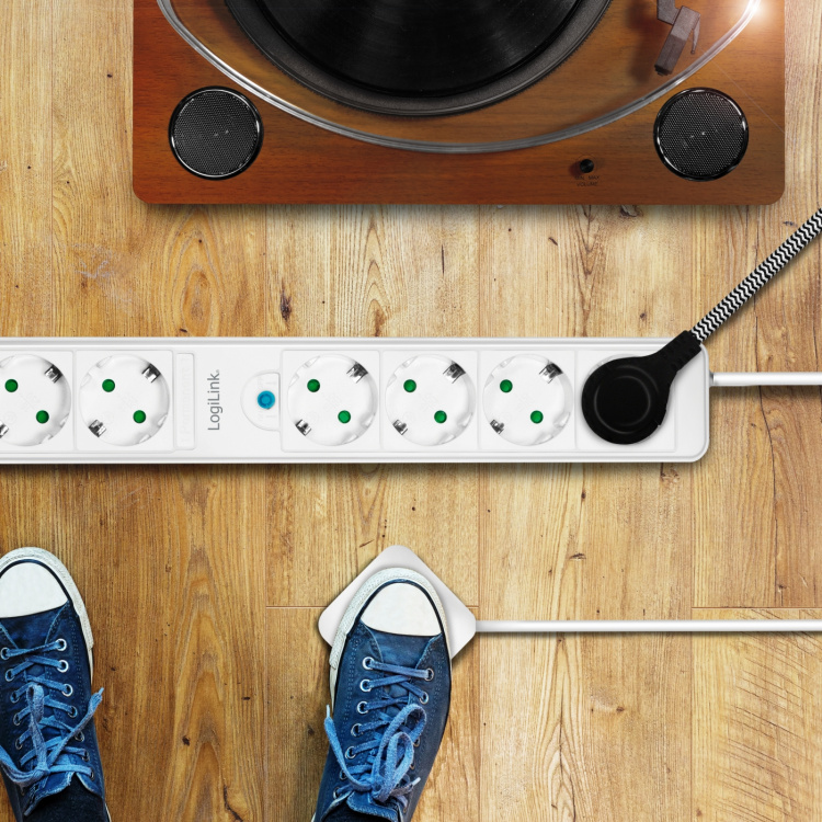LogiLink Grenuttag 4+2-vägs med fotströ