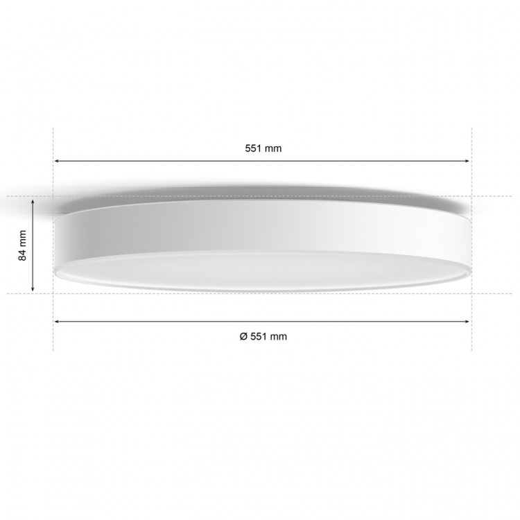 Philips Hue Enrave XL Taklampa White A