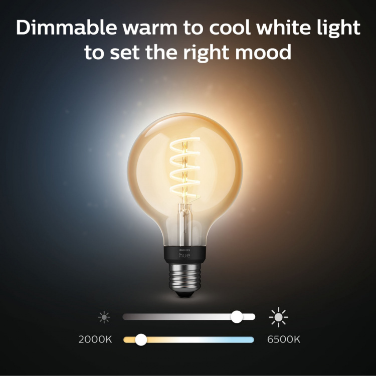 Philips Hue White Ambiance Filament E2 Philips Hue White Ambiance Filament E2