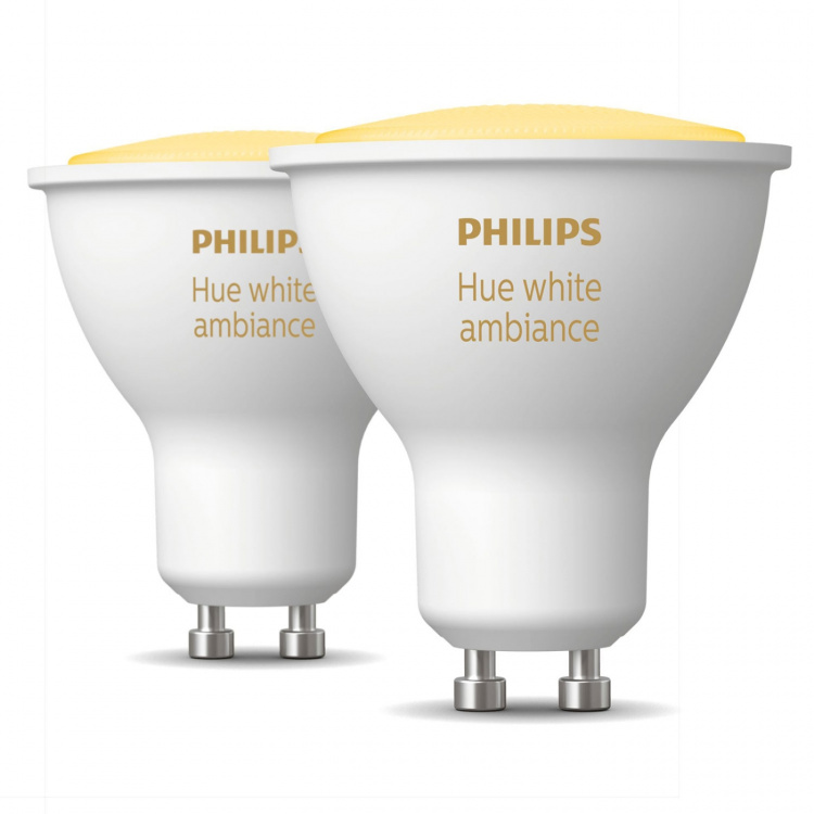 Philips Hue White Ambiance GU10 2-pack