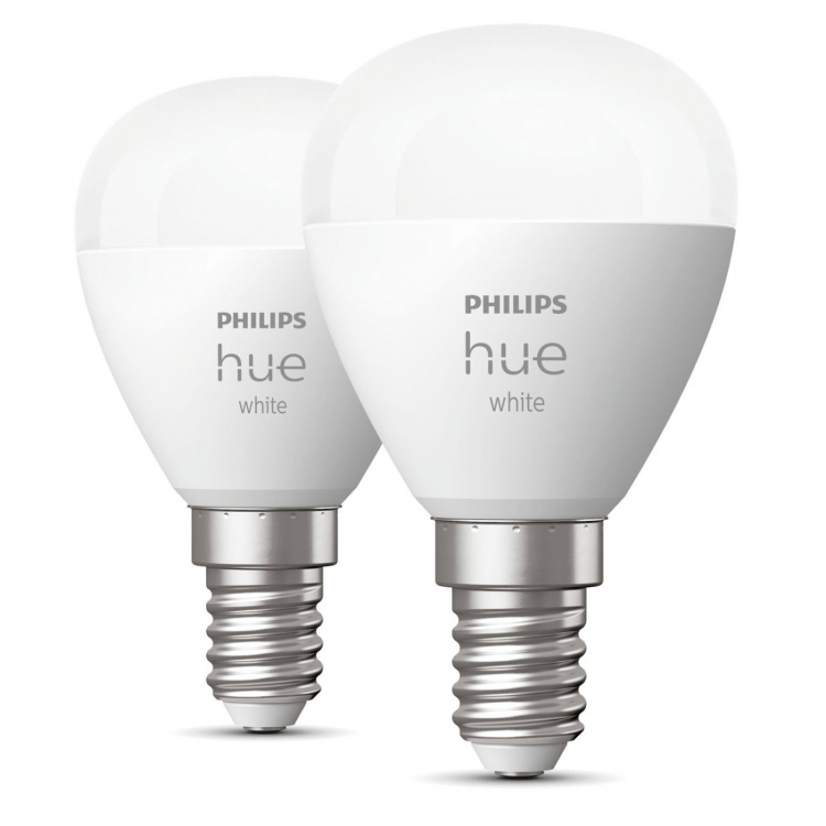 Philips Hue White E14 P45 Klot 2-pack Philips Hue White E14 P45 Klot 2-pack