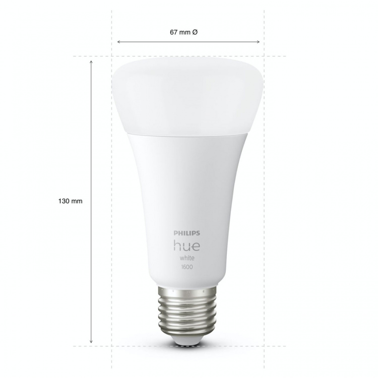 Philips Hue White E27 A67 1600lm 1-pac Philips Hue White E27 A67 1600lm 1-pac