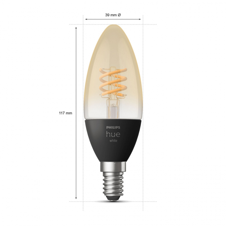 Philips Hue White Filament E14 Kron 30