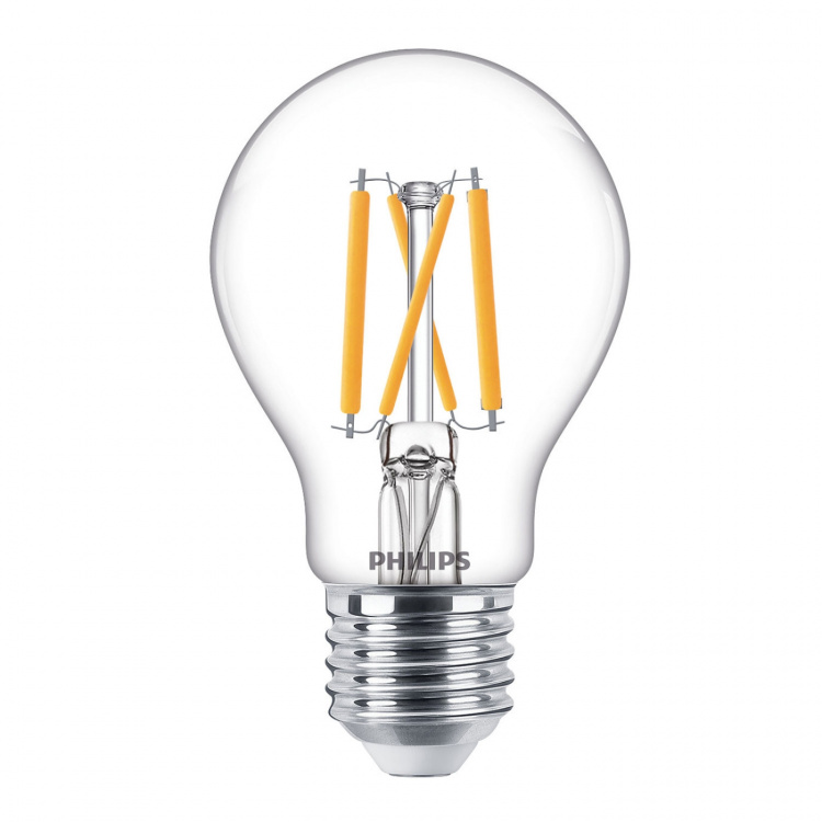 Philips LED E27 Normal 40W Clear Dimmable WarmGlow 470lm
