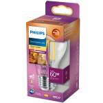 Philips LED E27 Normal 60W Klar Dimbar Philips LED E27 Normal 60W Klar Dimbar