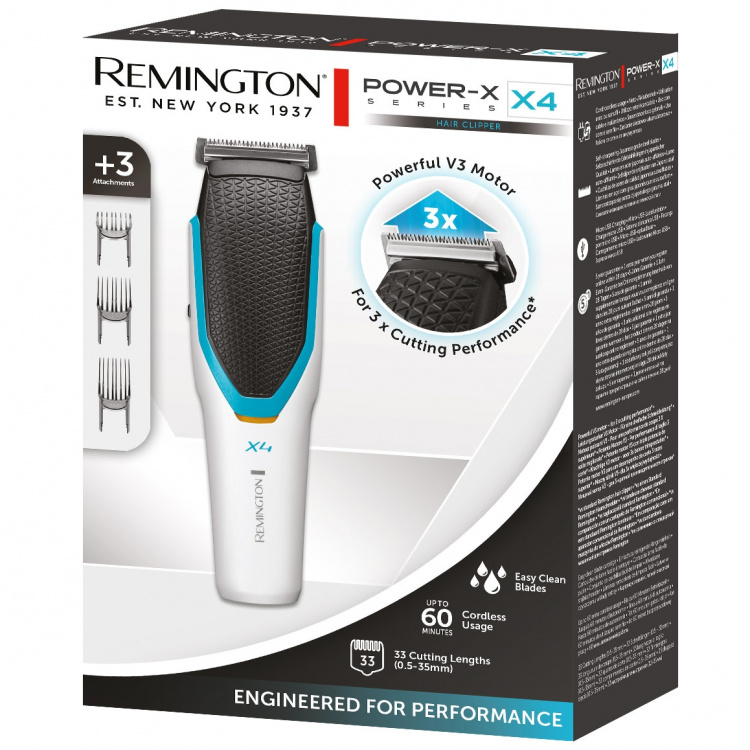 Remington Hair clippers HC4000 X4 Power-X Series