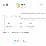 Twinkly Strings 400 AWW LEDs Gen.II Gold Edition