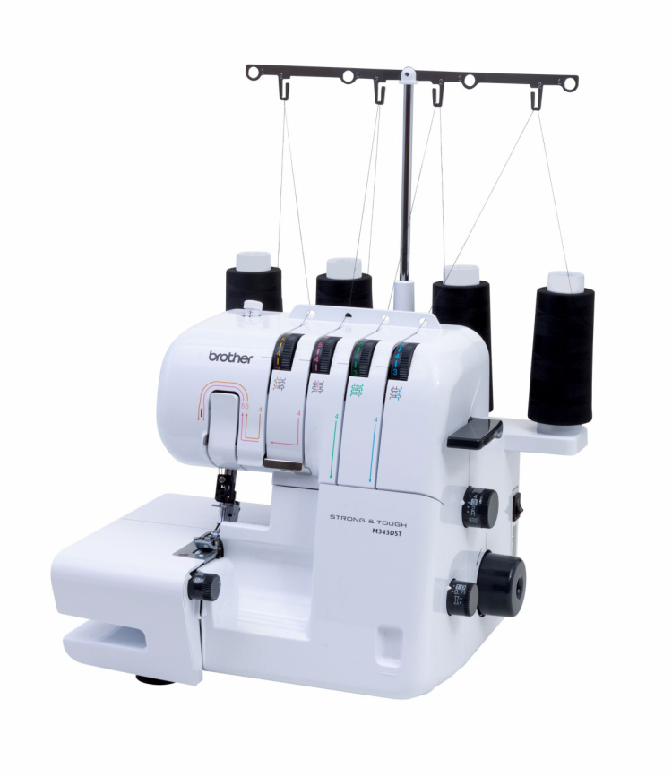 Brother M343DST Strong & Tough Overlock incl. Extension table and extra presser feet Brother M343DST Strong & Tough Overlock incl. Extension table and extra presser feet