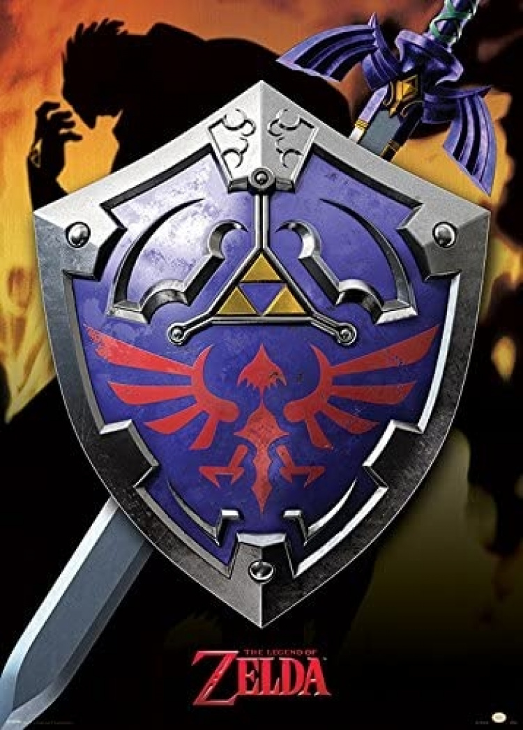 Poster Legends of Zelda - Hylian Shield
