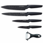 Royalty Line RL-MB4 4 Pieces Marble Coated Knife Set with Ceramic Peeler Royalty Line RL-MB4 4 Pieces Marble Coated Knife Set with Ceramic Peeler