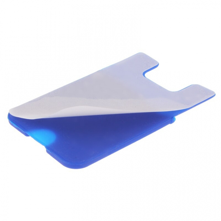 Smart Wallet Silicone Card Holder - Universal Blue Smart Wallet Silicone Card Holder - Universal Blue