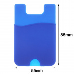 Smart Wallet Silicone Card Holder - Universal Blue Smart Wallet Silicone Card Holder - Universal Blue