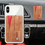 Stylish universal leather card holder