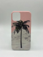 Marble case with palm trees for iPhone 11 Pro Max