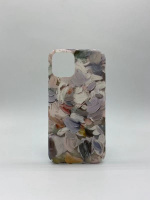 Marble case with abstract painting for iPhone 11 Pro Max