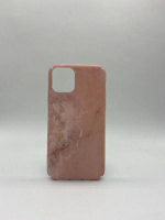 Marble case with sand pink details for iPhone 11 Pro Max