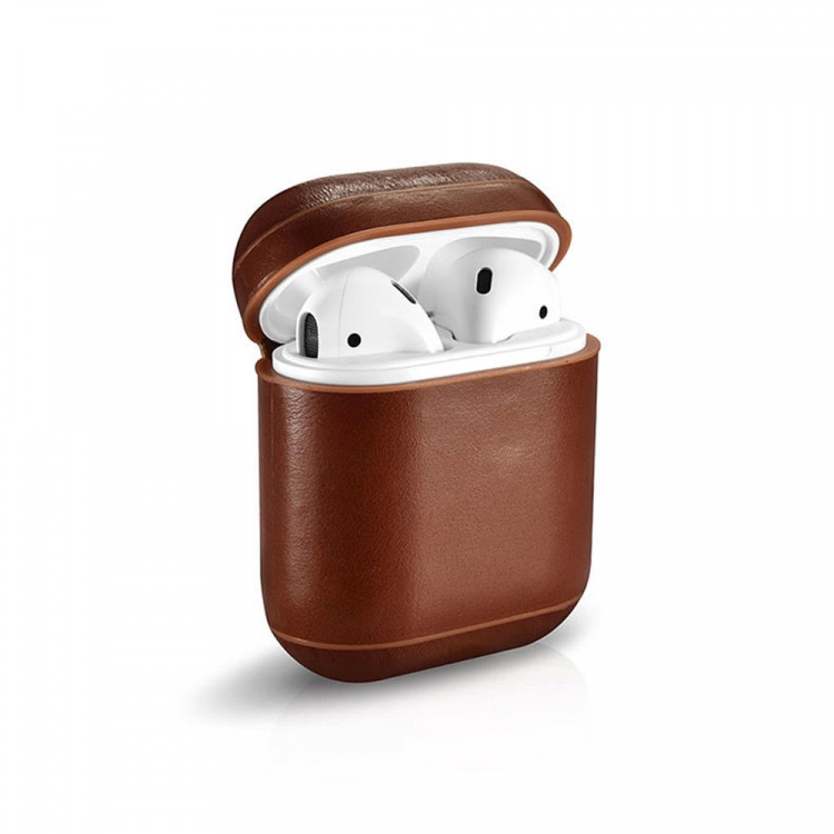 Leather case for Apple Airpods with buckle