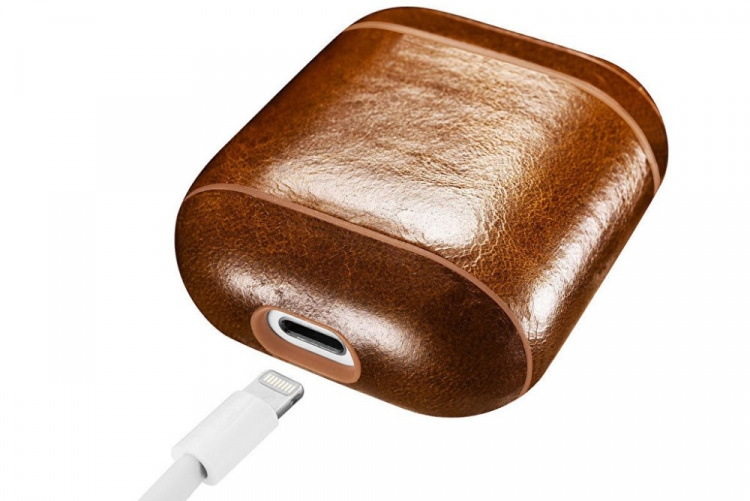 Leather case for Apple Airpods with buckle
