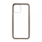 Stylish case with colored edges for iPhone 12 Pro Max, Gold