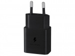 Samsung EP-T1510X USB-C 15W Wall Charger + 3A USB-C Cable, Black Samsung EP-T1510X USB-C 15W Wall Charger + 3A USB-C Cable, Black