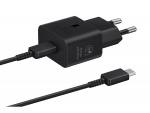 Samsung EP-T2510N GaN Wall Charger USB-C 25W + Cable, Black Samsung EP-T2510N GaN Wall Charger USB-C 25W + Cable, Black