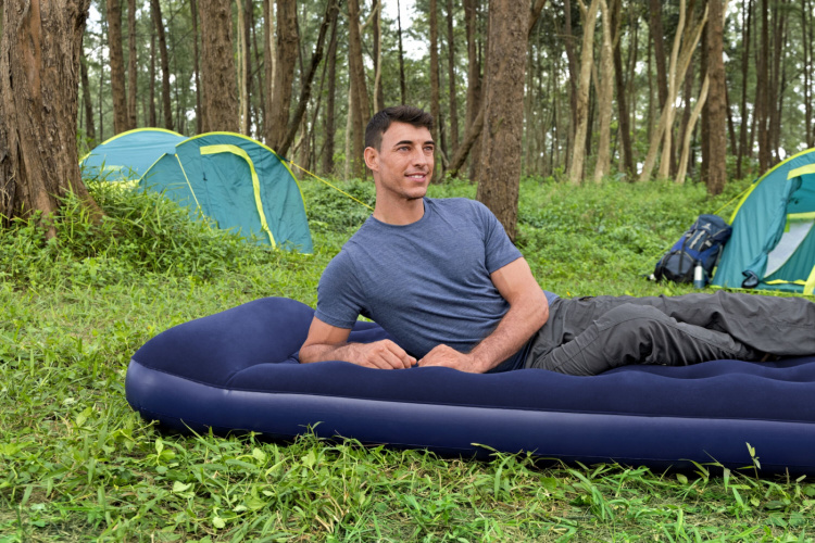 Bestway Air Mattress Twin Built-in Foot Pump 1.88m x 99cm x 28cm