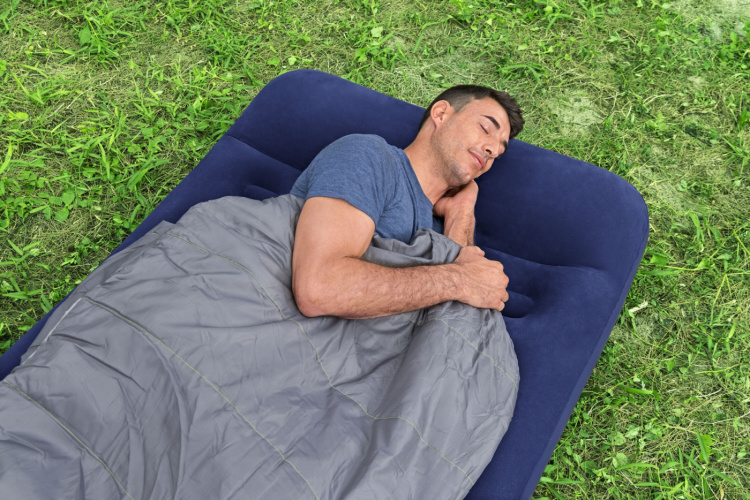 Bestway Air Mattress Twin Built-in Foot Pump 1.88m x 99cm x 28cm