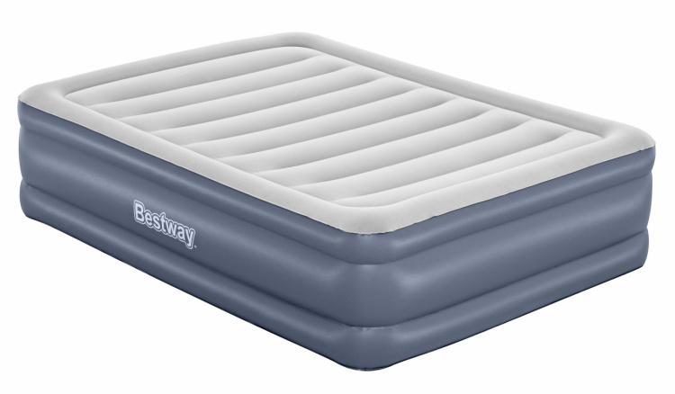 Bestway Tritech Air Mattress Queen Built-in AC Pump 2.03m x 1.52m x 51cm