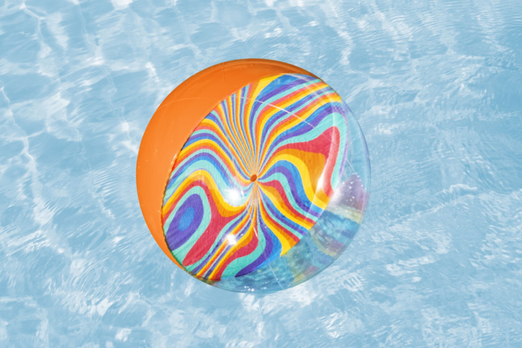 Bestway Tie-Dye Twist Beach Ball 46cm