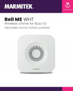 Marmitek Smart DoorBell Chime Bell Me, White Marmitek Smart DoorBell Chime Bell Me, White