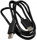 Cable USB-C - USB-C, 3A, 1m, Black