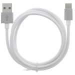 Cable USB-A - USB-C 2.4A, 1m, White