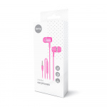 Setty Trådade hörlurar 3,5mm, Rosa Setty Trådade hörlurar 3,5mm, Rosa