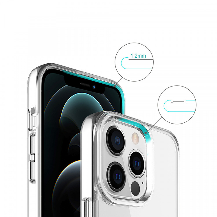 Crystal case for iPhone 16 Pro Max, transparent Crystal case for iPhone 16 Pro Max, transparent