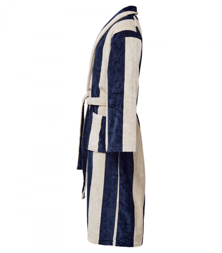 Kosta Linnewäfveri Baddrock Velour, Marin/Sand, L/XL
