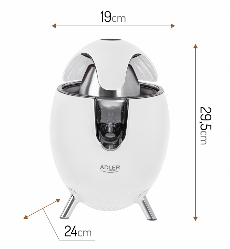 Adler AD 4013 Citrus juicer, white 