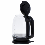 Mesko MS 1302 Kettle glass 1,7 L, black 