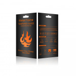 Tempered glass with metal frame for iPhone 16 Pro Max Tempered glass with metal frame for iPhone 16 Pro Max