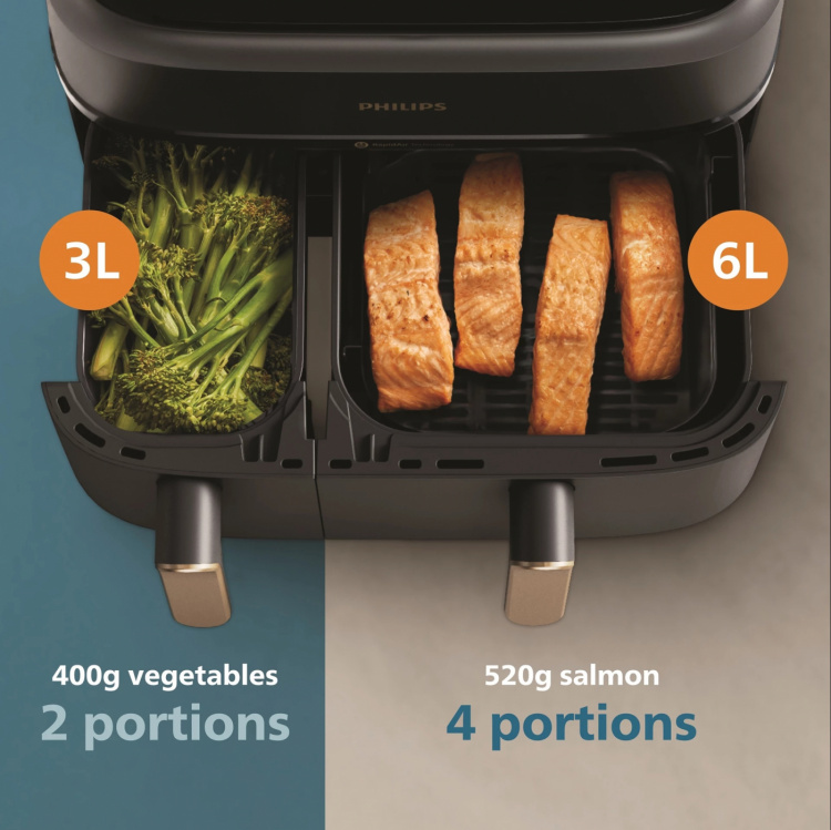 Philips NA352/00 Dual Basket Airfryer
