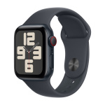 Apple Watch SE (2022) 40mm Midnight Aluminum with Midnight Sportband GPS + Cellular