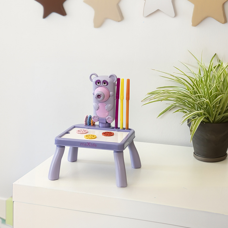 Maxlife MXDP-200 projector with drawing tabl, Purple Maxlife MXDP-200 projector with drawing tabl, Purple