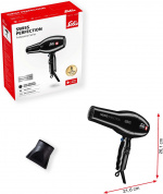 Solis Swiss Perfection 440 Black Hair Dryer
