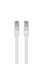 QNECT UTP Patch Cable CAT 5e, 1m, White