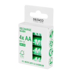 DELTACO Ultimate Ni-Mh rechargeable, LR6/AA size, 2300mAh, 4-pack (SG)